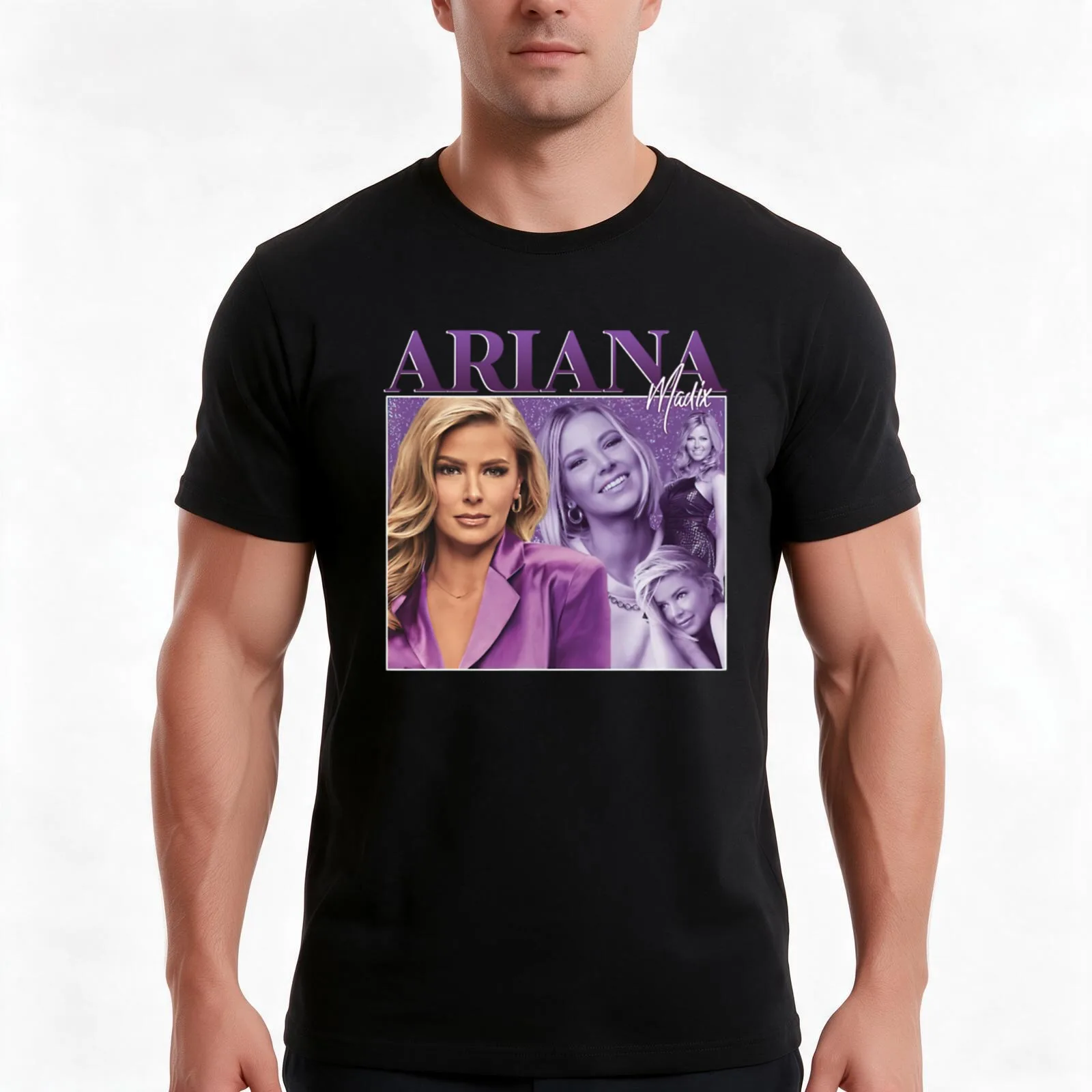 Ariana Madix Vanderpump Rules T-Shirt Summer Casual Cotton Tee Oversized Streetwear Tops Vintage Graphic Print 100% Cotton