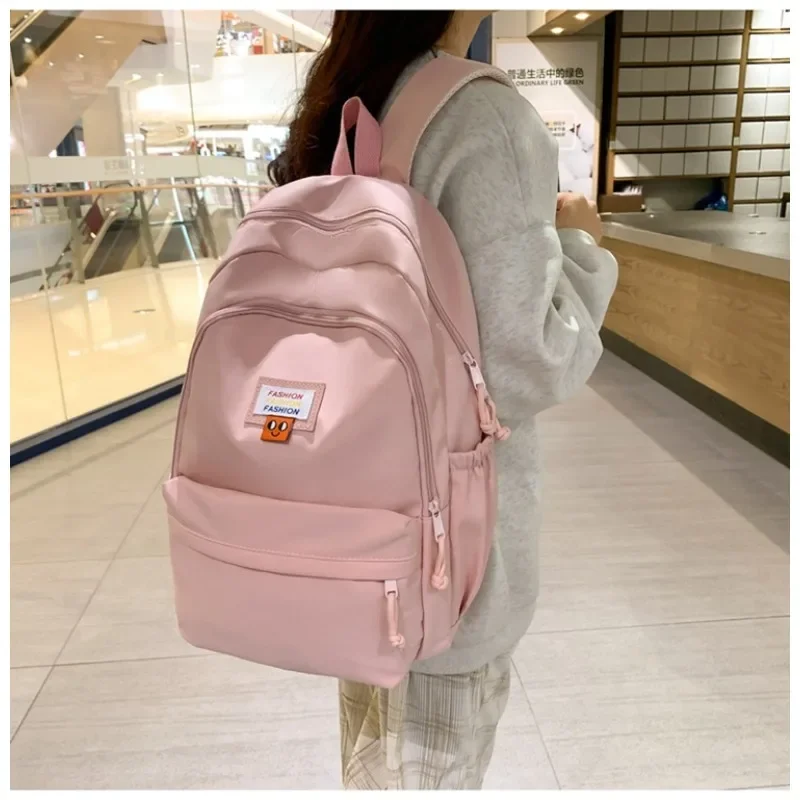 Japanese Style Schoolbag Large Capacity Cute Primary School Students High School Backpack Spine Almond Cake Backpack High Value