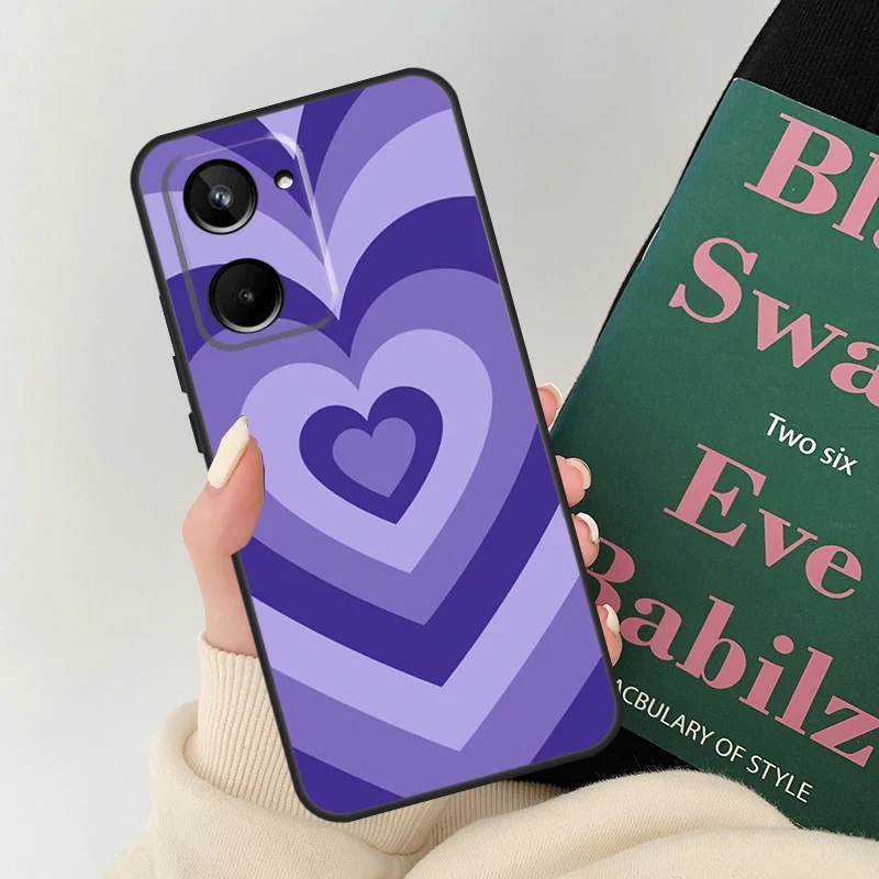 Latte Love Coffee Heart Brown For Realme C67 C55 C53 C51 C35 C33 C30 C21Y C25s C15 9 10 11 12 Pro Plus GT Neo 5 6 Case image 2