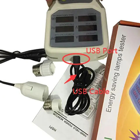 HP-9800 HP9800 USB Port 4500W 85V-110V-220V-265V AC 20A Electric Power Energy Monitor LED Light Tester Socket Watt MeterAnalyzer