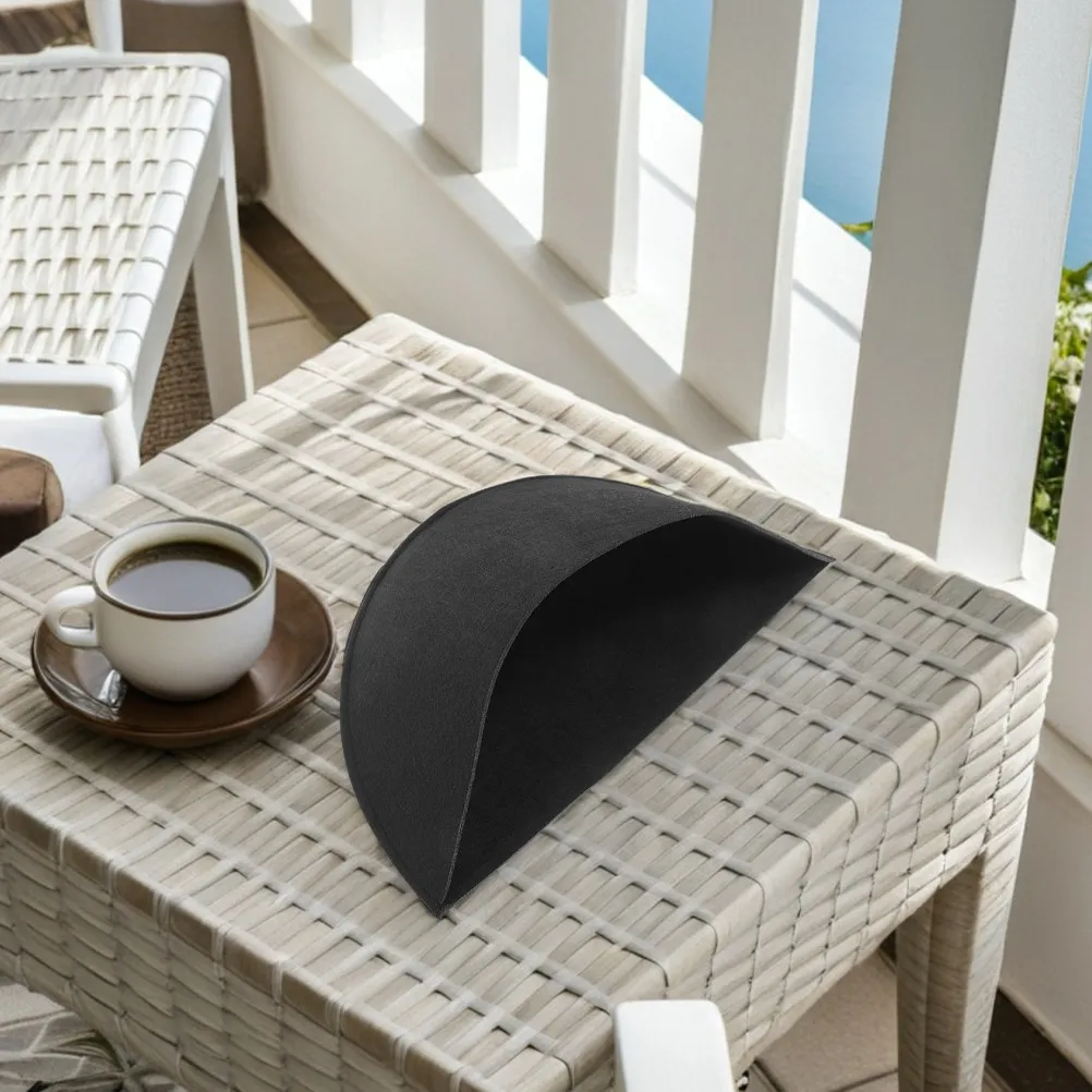 3Pcs Half Round Fabric Planter Basket Liners Versatile Cuttable Reusable Water Absorbent Felt Alternative for Hanging Plant