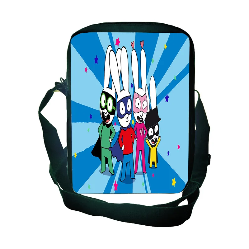 Simon Super Rabbit Nylon Canvas Shoulder Bag Japanese Ladies Messenger Bag Student School Crossbody Bags for Girl boy Satchel