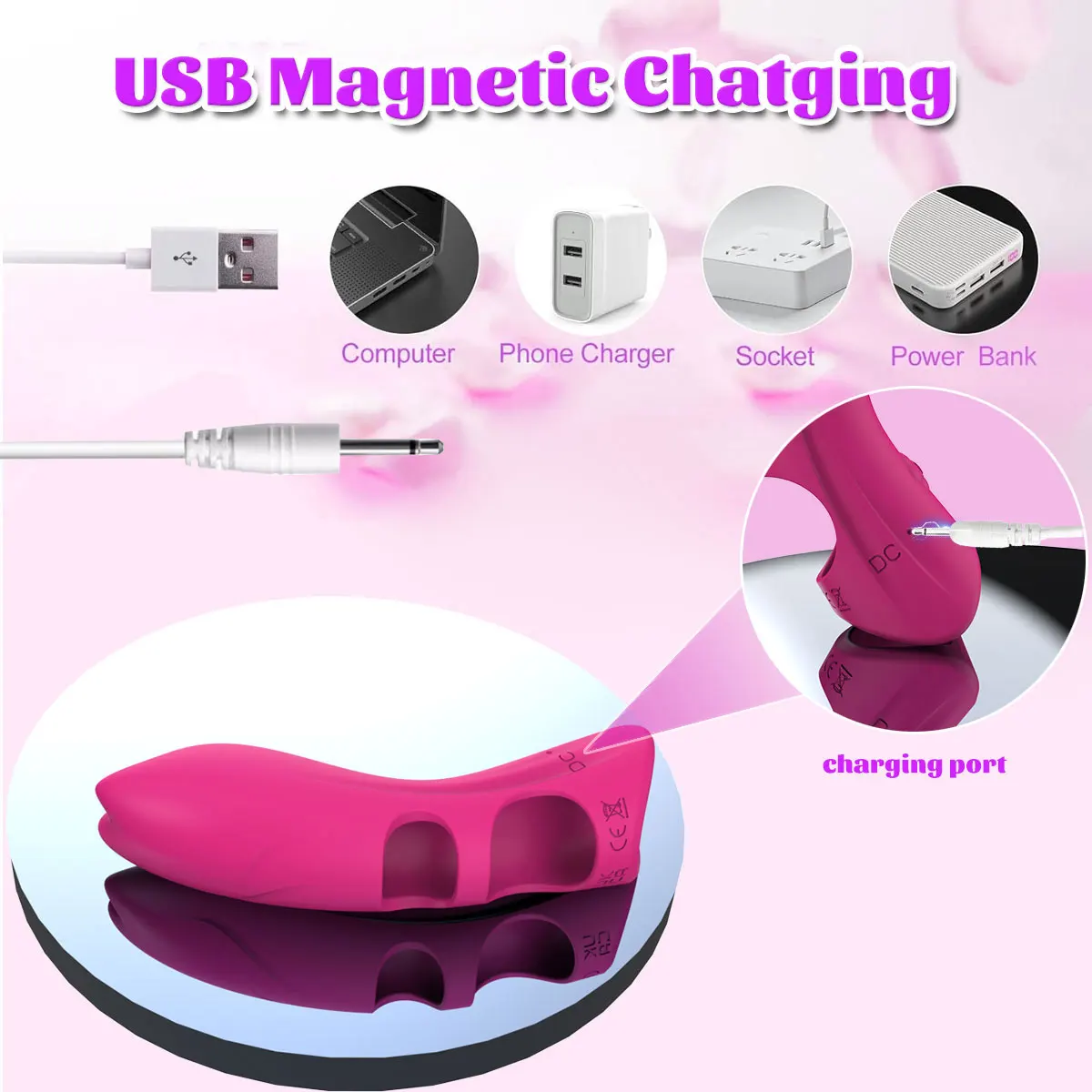 إصبع هزاز مع 10 أوضاع اهتزاز الإناث الاستمناء لعبة الجنس G بقعة تهتز المهبل البظر محفز للزوجين الكبار #5