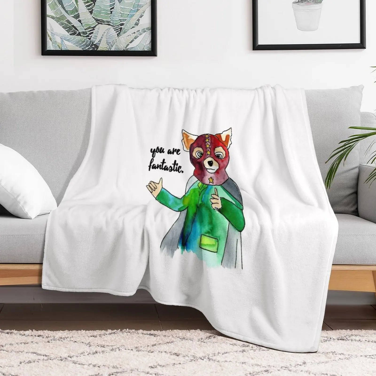 

Fantastic Mr. Fox Throw Blanket For Decorative Sofa Soft Beach valentine gift ideas Blankets