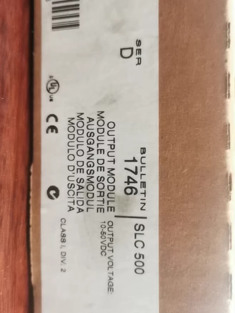 

SLC 500 1746-OB16 PLC digital output template