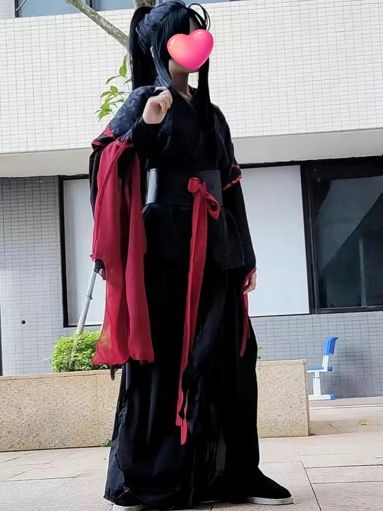 Anime Grandmaster Of Demonic CultivationWei Wuxian Cosplay Mo Xuanyu Mo Dao Zu Shi Halloween Role Play Cosplay Costume Han Fu