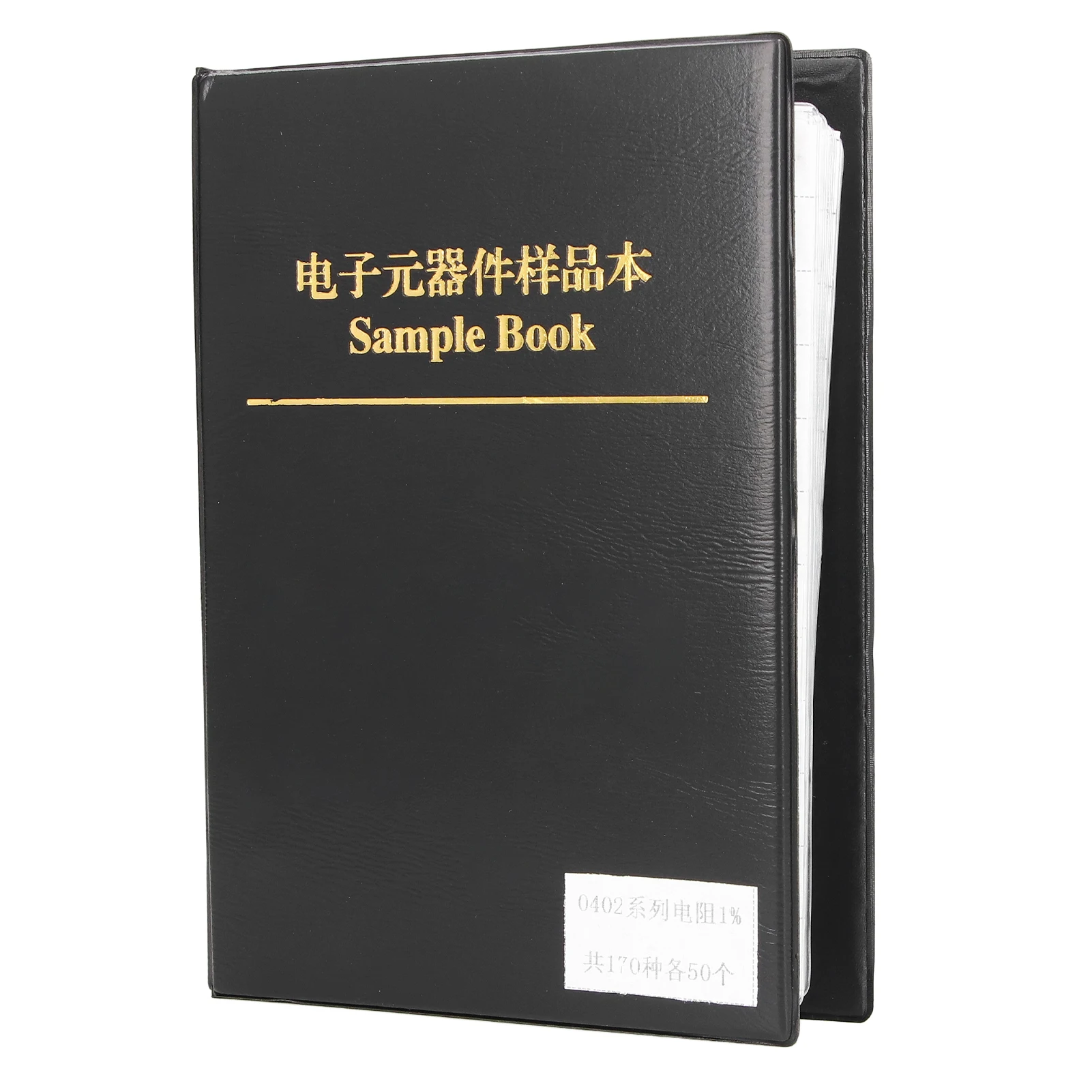 SMD Resistor Combo Sample Book 170 Types High Accuracy Chip Resistors 0402 for Laboratory  Pack Box Book Sample Book 8500PCS