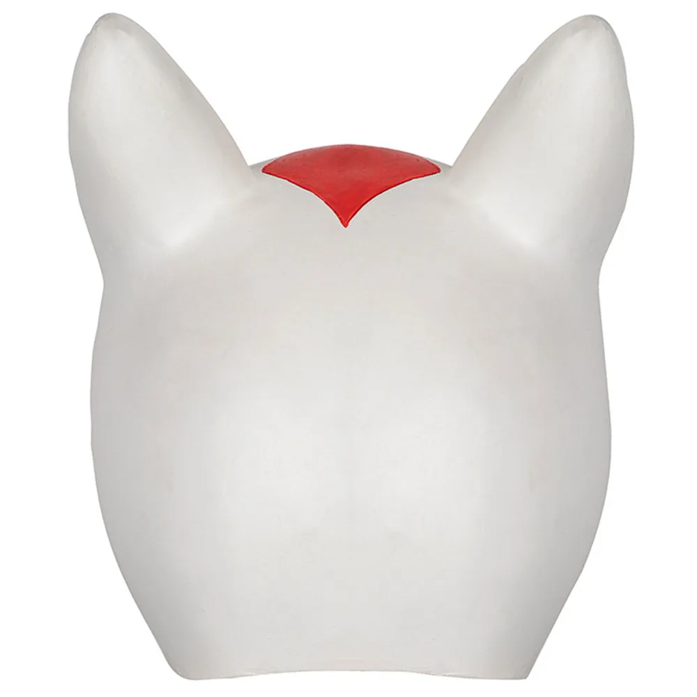Fuchs-Cosplay-Maske für Maskenball, Party, Halloween, Latex – Detail 2
