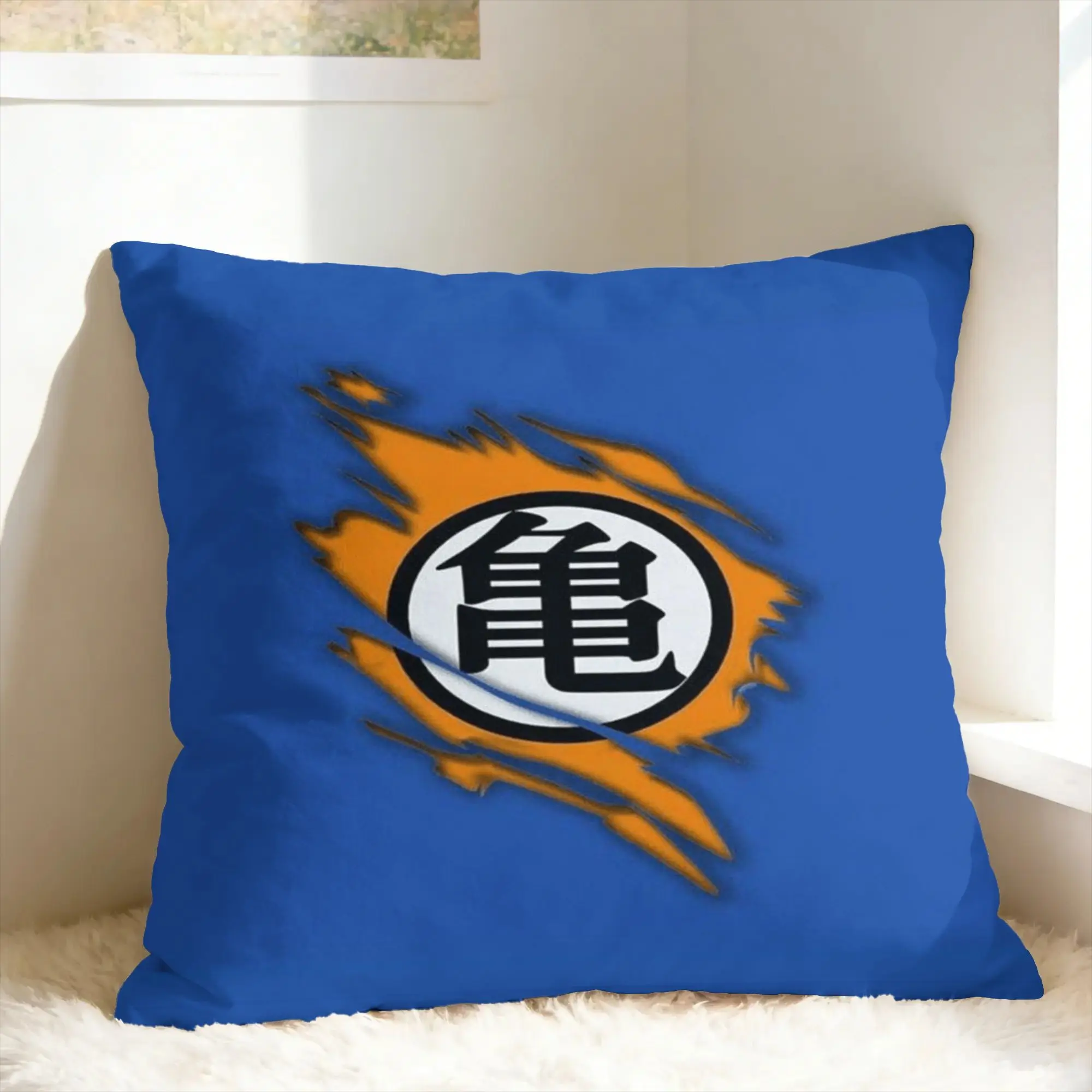 D-Dragon Anime Pillow Case  Funny Pillow Cover Soft Pillowcases For Couch Sofa Bedroom