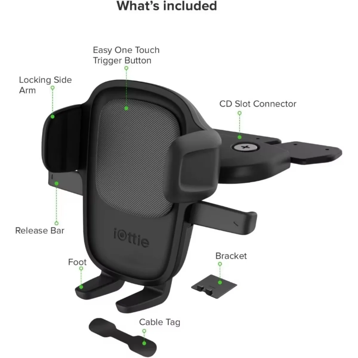 حامل هاتف بفتحة السيارة عالمي، متوافق مع جميع الهواتف الذكية للحصول على التثبيت الآمن