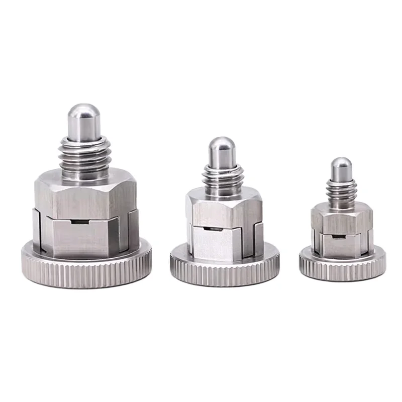 Stainless Steel Indexing Pin / Full Knob Plunger Spring Positioning Pin M6M8M10