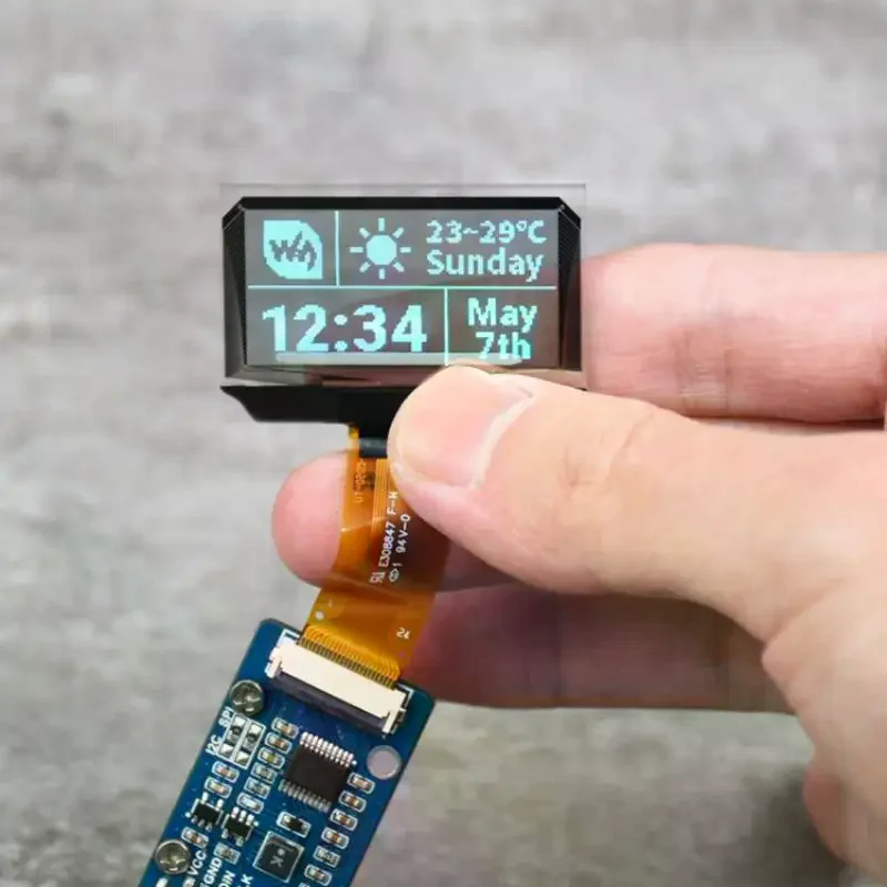 Inch Transparent OLED Display Module With SSD1309 Driver Chip Full Viewing Angle Perfect For DIY Electronic Projects 1.51