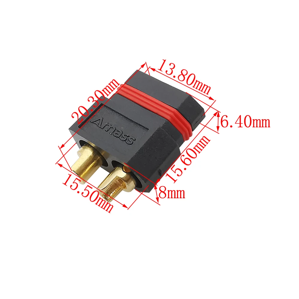 2Pcs XT60 Mountable Fixed Male Plug Female Socket Connector XT60E-M XT60EW-M XT60W-F for RC Aircraft FPV Drone