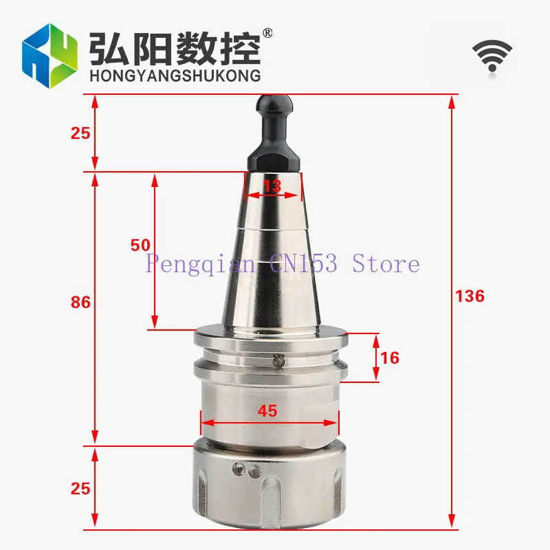 Engraving machine automatic tool holder ISO30-ER32-60 ISO30 anti-rust tool holder