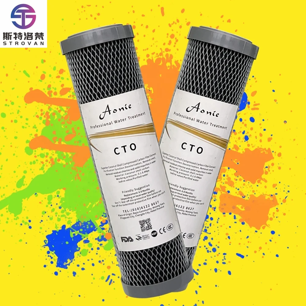 

STLF High Quality Water Purification System PP CTO UDF Activated Carbon Filter Cartridge Drinking Water Filter