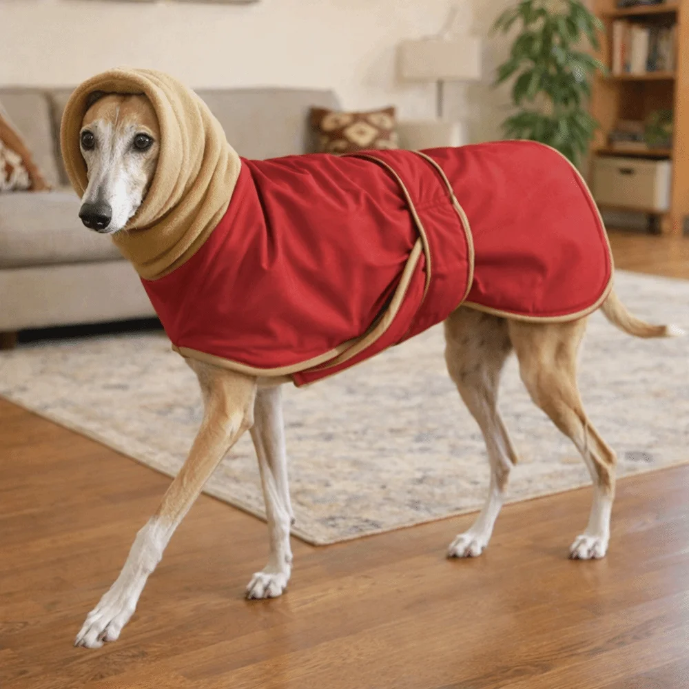 

Ветрозащитный зимний комбинезон для собак: теплый, утолщенный, хлопковый, с цветными вставками, регулируемыми ремнями, для активного отдыха на улице