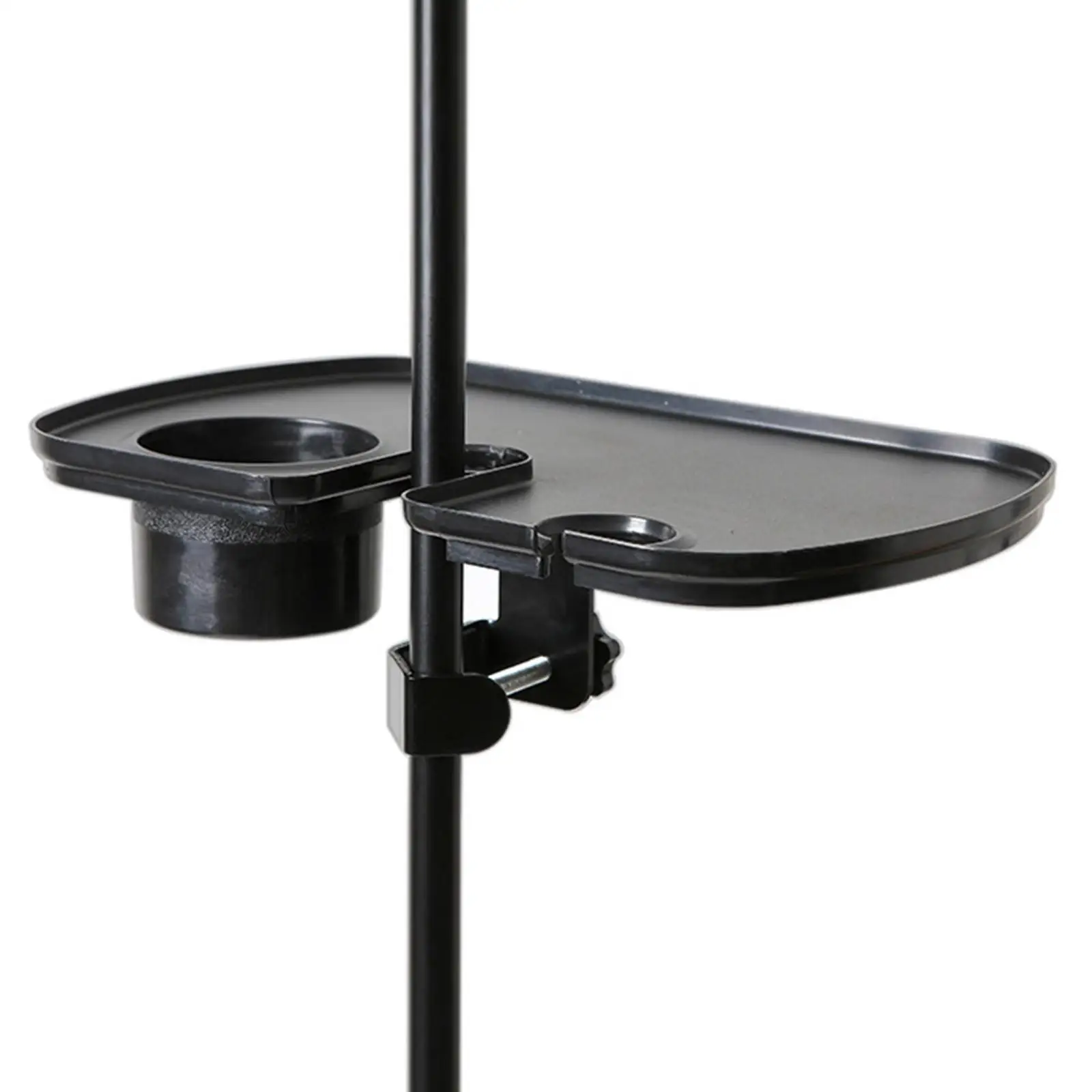 Microphone Stand Tray Adjustable Clamp Sound Card Tray for Music Sheet