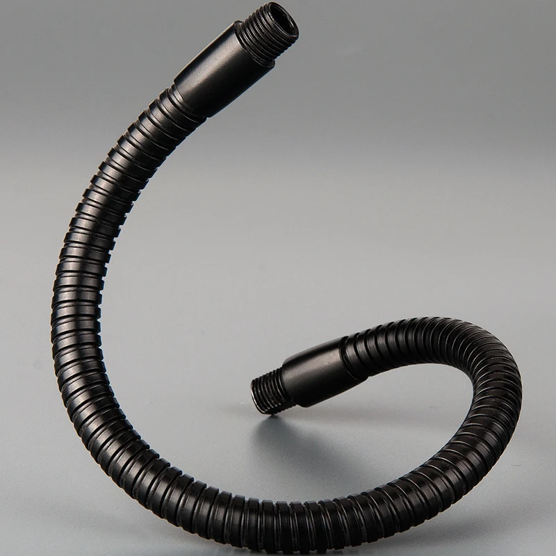 1pcs LED Gooseneck Metal Hose Dia6mm/8mm/10mm Bendable Black Shaping Universal Soft Tube for Table Lamp Spotlight Floor Lamp DIY image 4