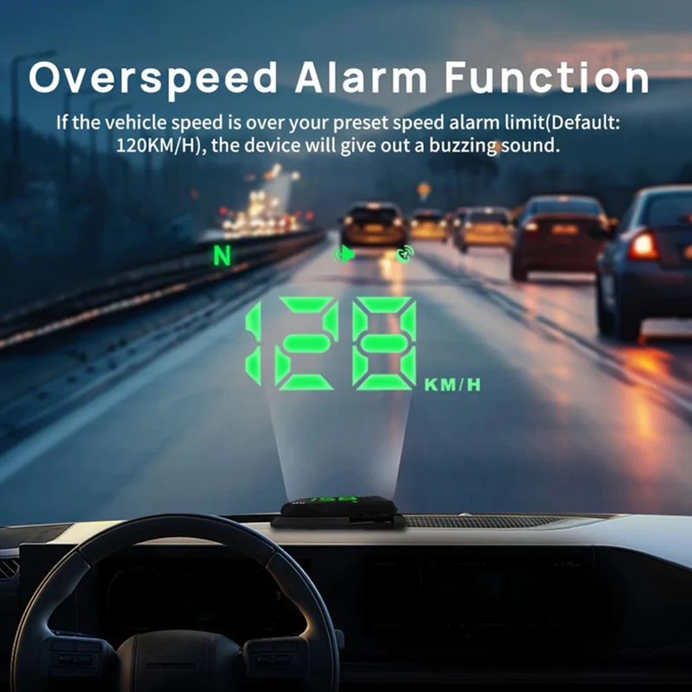 Universal Car-GPS HUD Speedometer Highly-Accurate GPS-Speedometer For Car