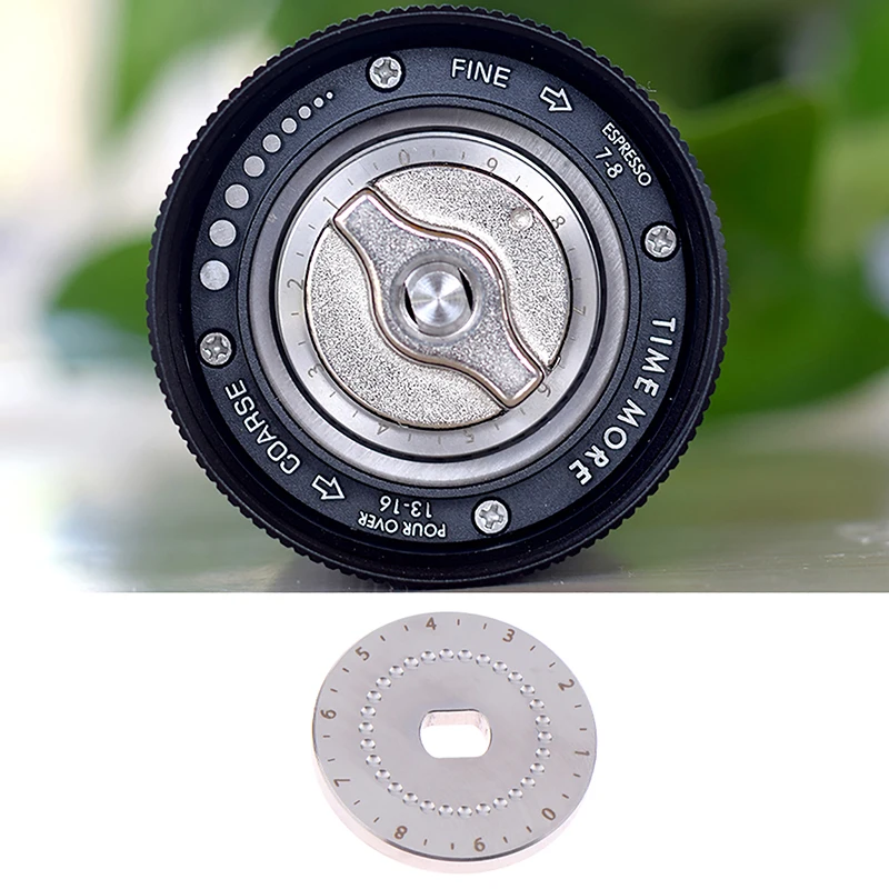 1pcs Timemore Manual Grinder Plate Parts For Chestnut C/C2/C3/C3s /Slim/Nano/G1 30clicks Per Circle DIY Parts For Coffee Lover