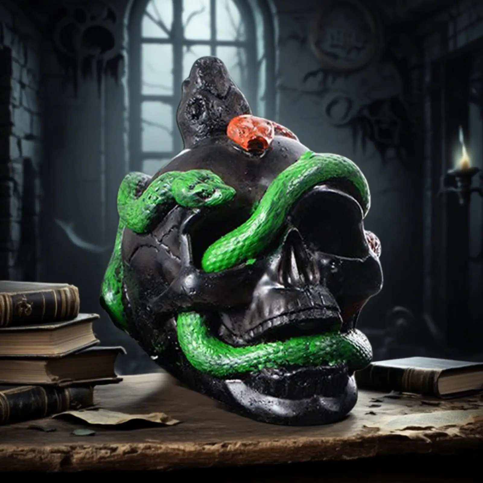 デスホイッスル スカル スネーク スクリームホイッスル ハロウィン用 恐ろしいいたずら小道具 ハロウィン用 お化け屋敷 コスチュームパーティー用