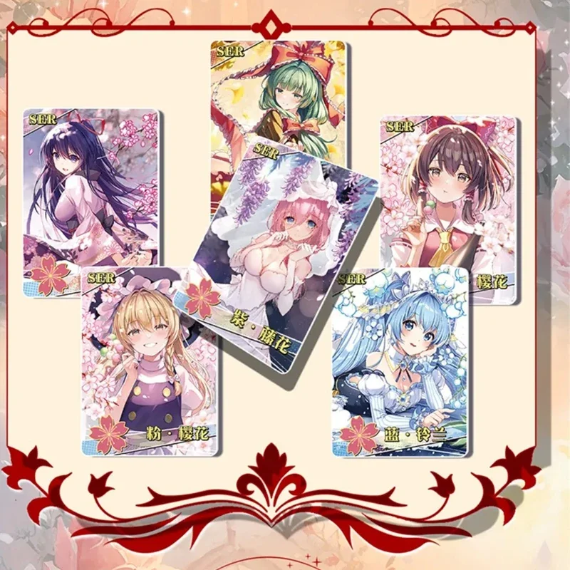 New Goddess Story Card Yusen Chapter PR UR CR Zelda Luo Tianyi Rem Rare Anime Character Collection Card Kids Toys Christmas Gift