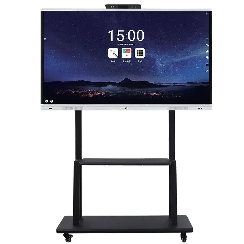 110 Inch Wireless Projector Screen Portable Foldable HD White Projection Surface for Home Theater Office Meeting Presentation