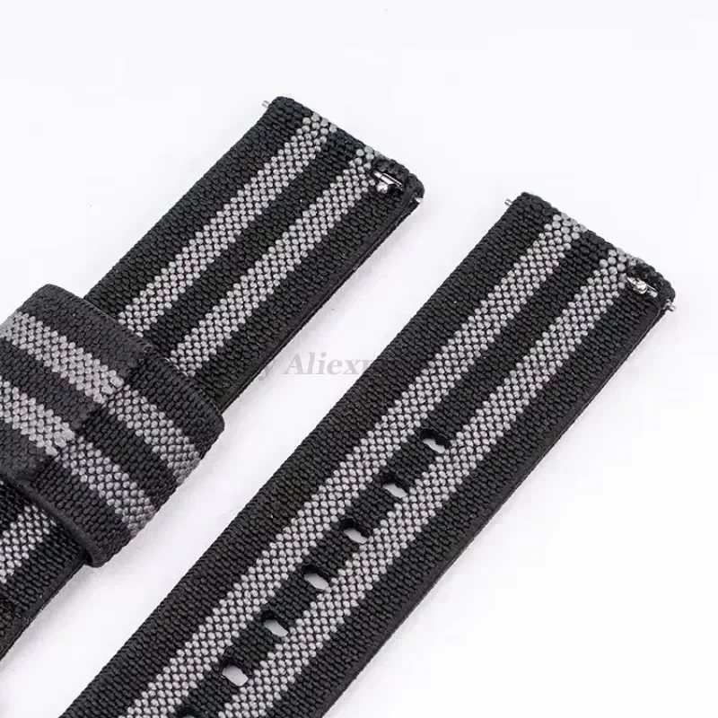 Нейлоновый ремешок для часов 18 мм, 20 мм, 22 мм, 24 мм для Seiko Army, военный тканый эластичный ремешок, быстросъемный браслет, мужские спортивные ремешки для часов