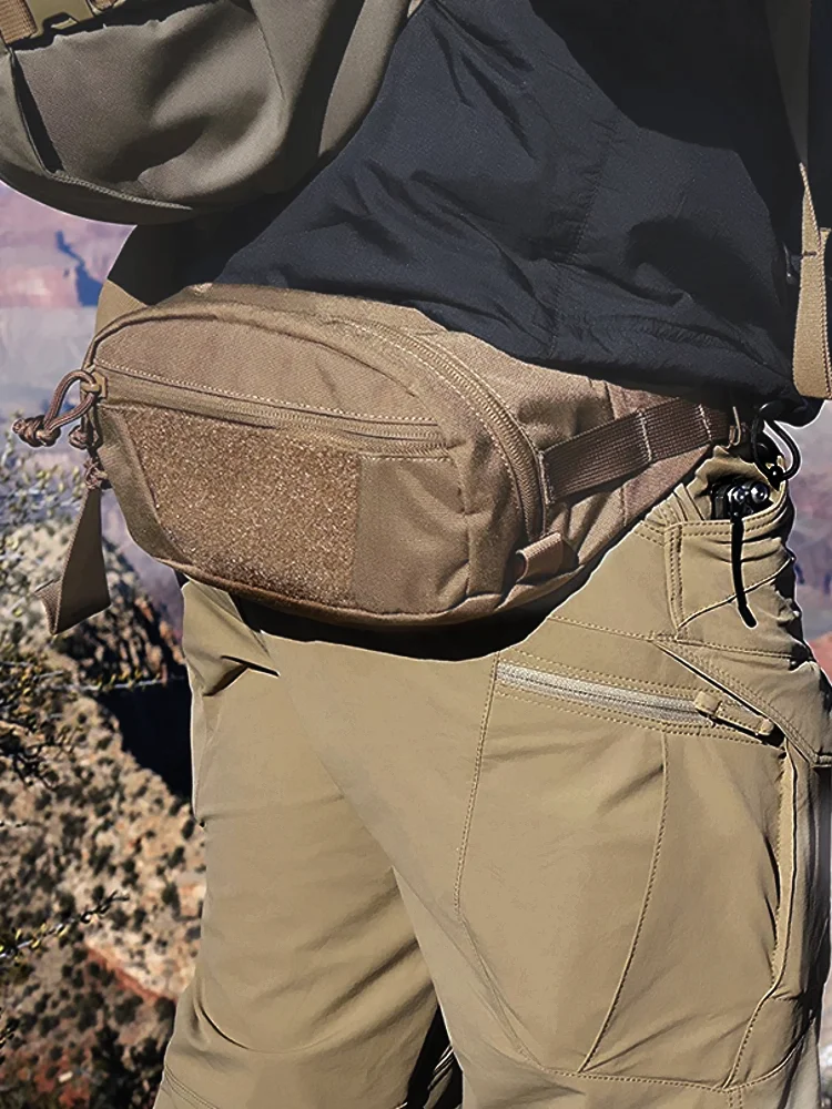 

Helikon Outdoor Многофункциональная нагрудная сумка через плечо Qui Acc Поясная сумка-кенгуру можно носить с поясом ex