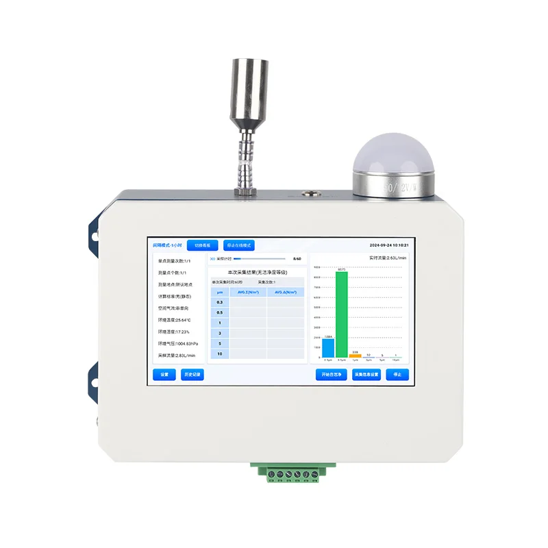 

Portable Online Laser Dust Particle Counter High Accuracy Testing Equipment