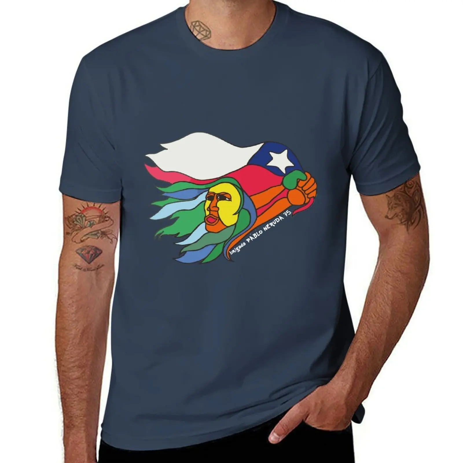 

PABLO BRIGADA NERUDA T-Shirt Comfortable Work Wear Tee