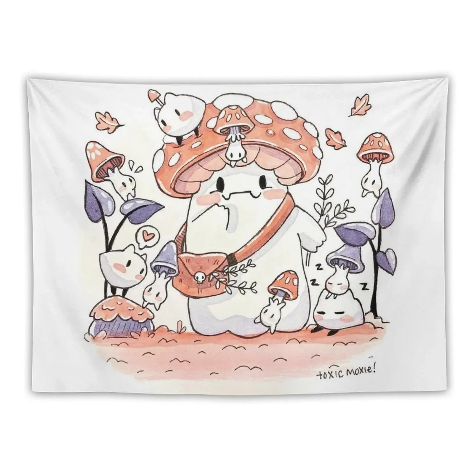 

I’m just a little ghost having a picnic in the cemetery with an old friend. Tapestry Outdoor Decoration Tapestry