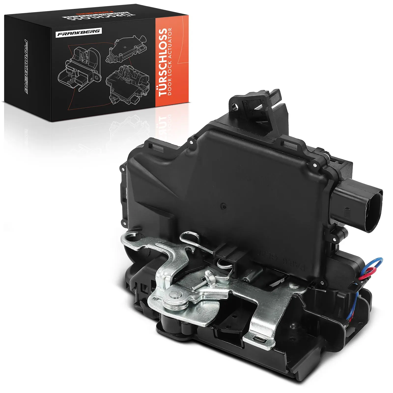 Frankenberg 1x Deurslot rechtsachter voor VW Bora Variant, Golf IV, Passat, Seat Leon, Toledo II, Skoda Octavia I Combi 3B4839016M