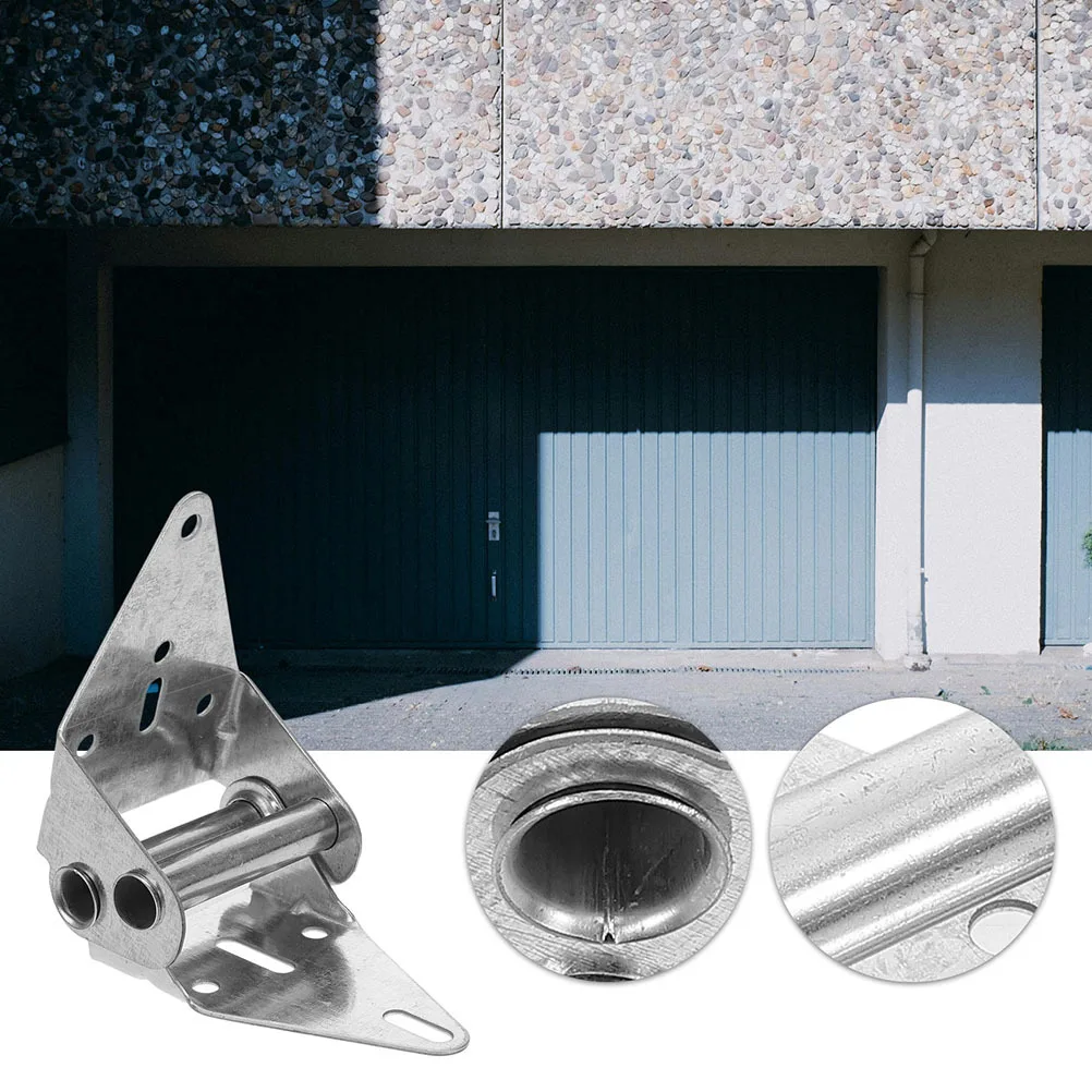 

4pcs Garage Door Hinge Heavy Duty Iron Precision Cast Self-Closing Replacement For Garage Door Sections Hardware Bracket
