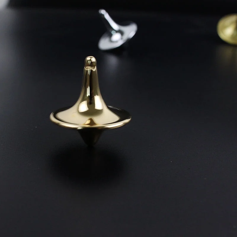Jouet Fidget en métal Illusion Gravity Spinner 3D, Gadget de soulagement de l'anxiété TDAH pour bureau Cool, cadeaux pour hommes et garçons