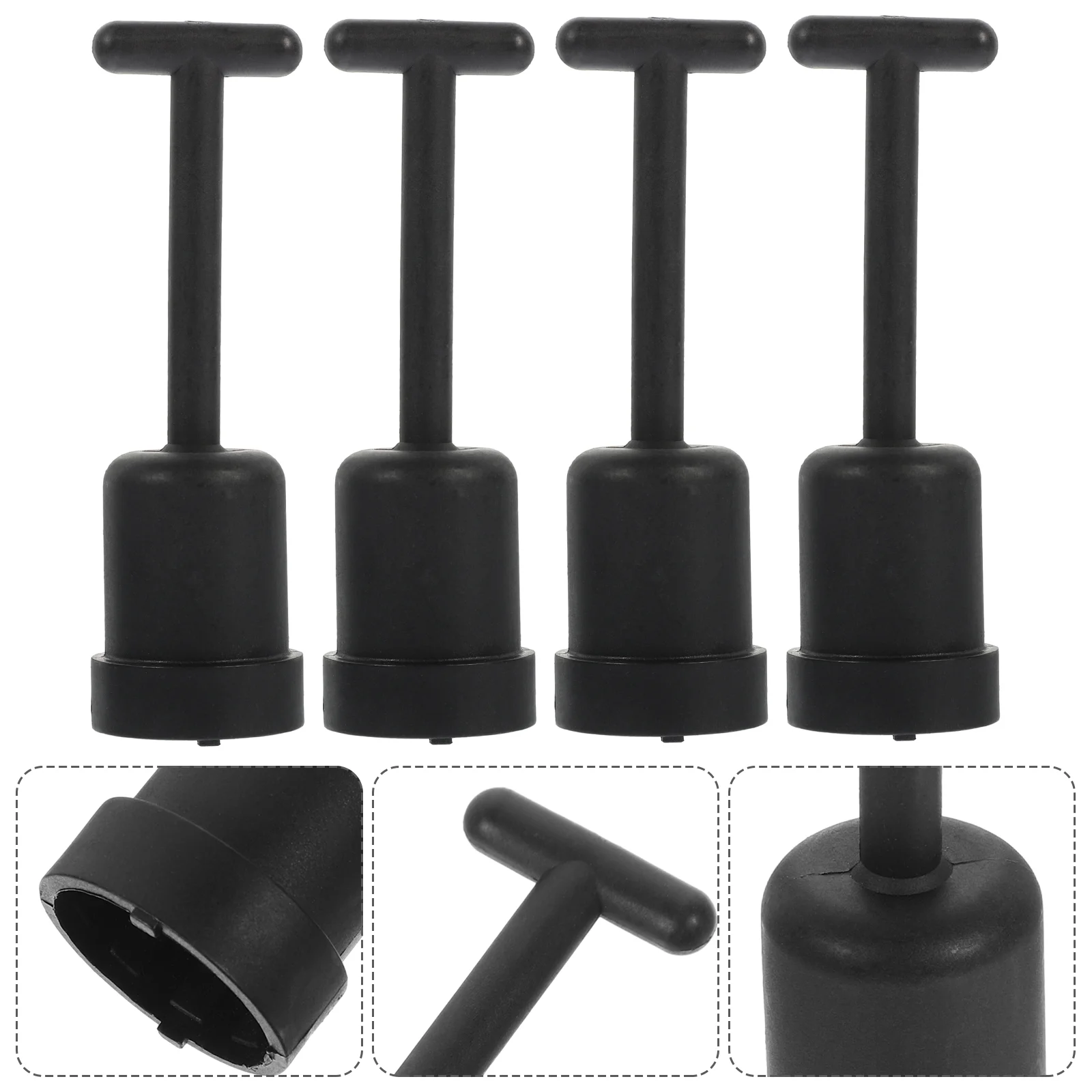 6 Pcs Plastic Inner Hex Socket Tool for Light Fixture Lamp Shade Removal Quick Efficient Tightening Electrician Table