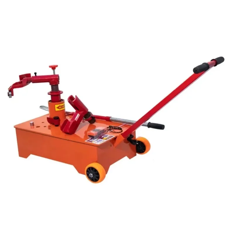 Portable heavy duty truck tire changer and wheel balancing machine combo