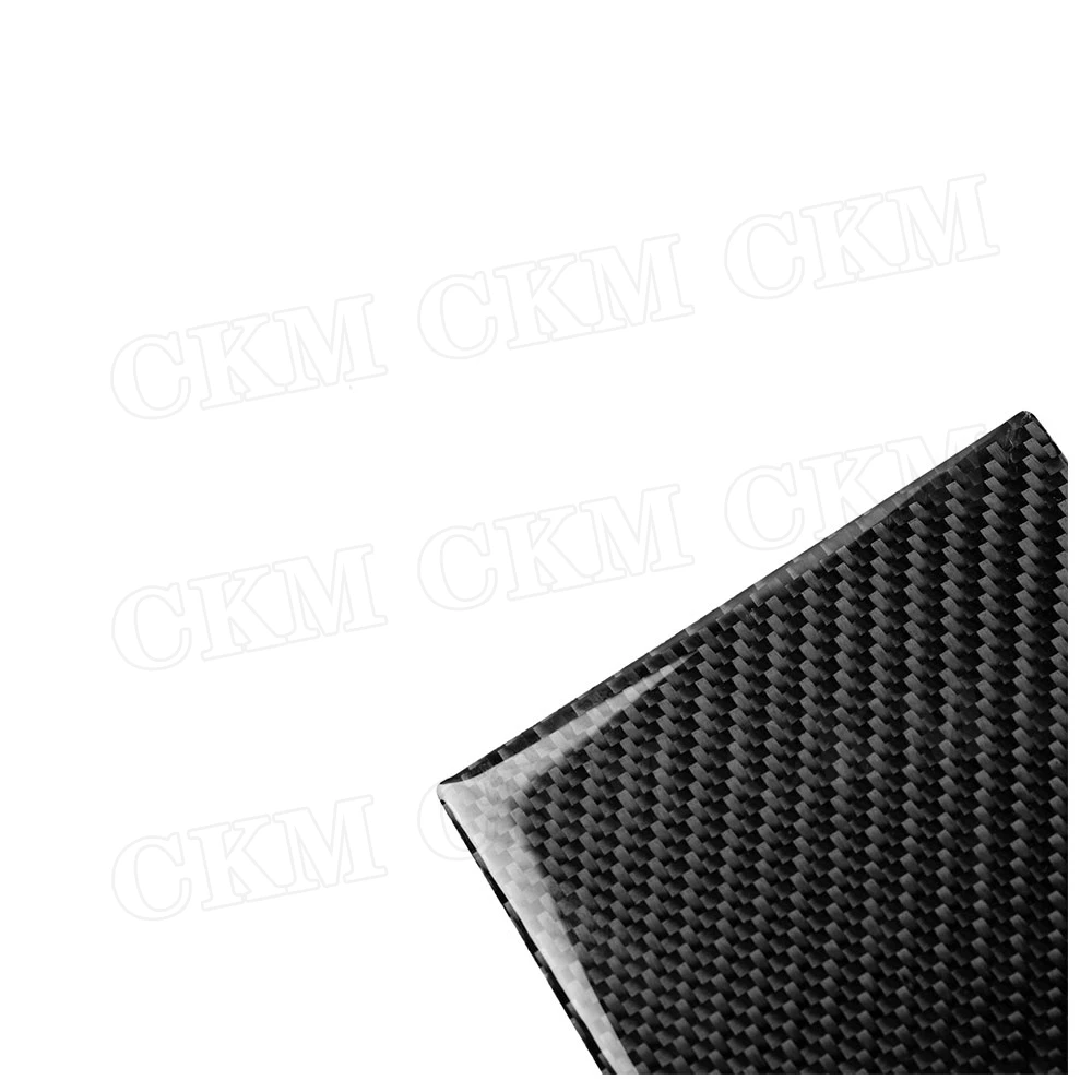 Carbon Fiber Central Control Cigarette Lighter Water Cup Panel Trim Cover Sticker For Toyota Land Cruiser Prado 2010-2018