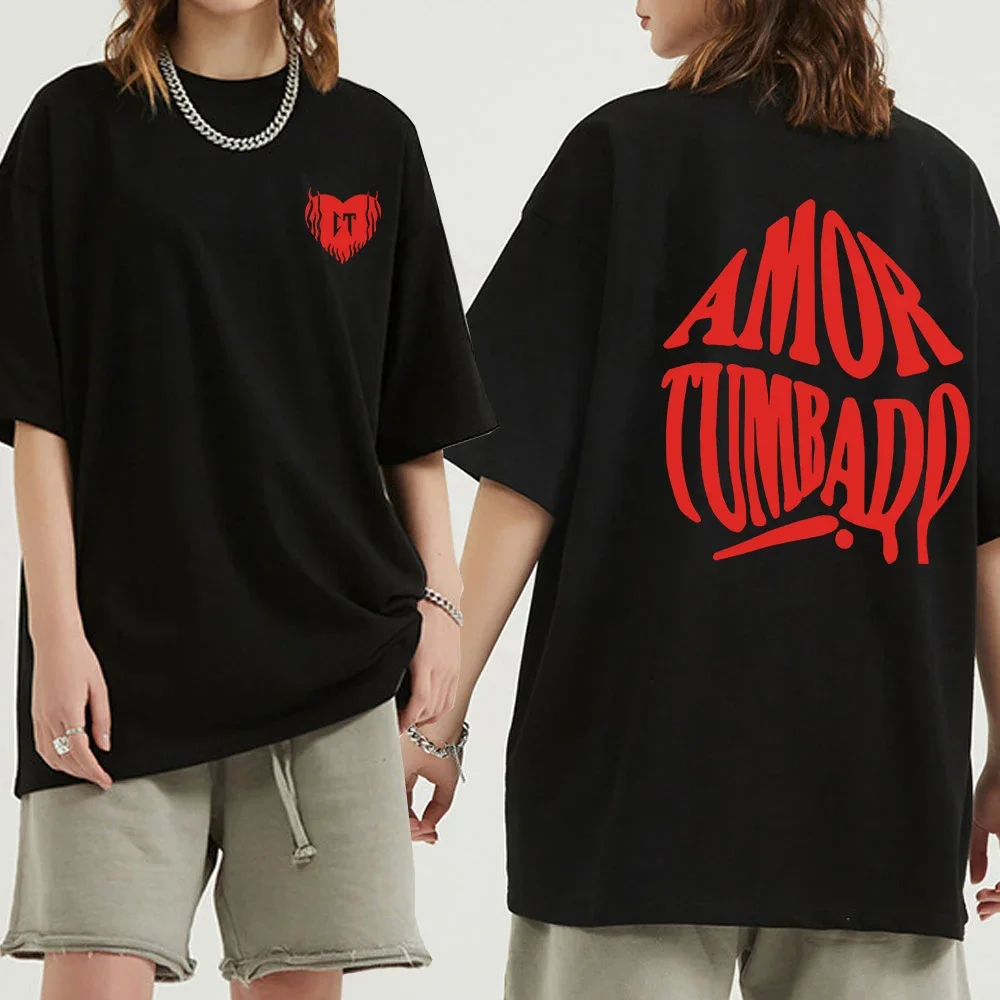 

Natanael Cano Corazon Tumbado T Shirts Funny Men/Women Clothing Harajuku Aesthetic Tshirt Vintage Unisex Streetwear Cotton Tops