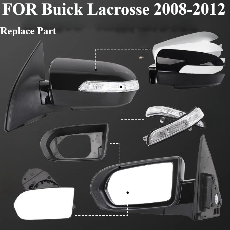 

FOR Buick Lacrosse 2008-2012 Reverse mirror turn signal reflector mirror ring mirror frame housing cover car accessories