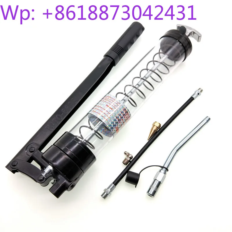 New Manual Transparent Butter Gun Single Pole Excavator Butter Grab High Pressure Artifact Self-priming Pneumatic 1pcs