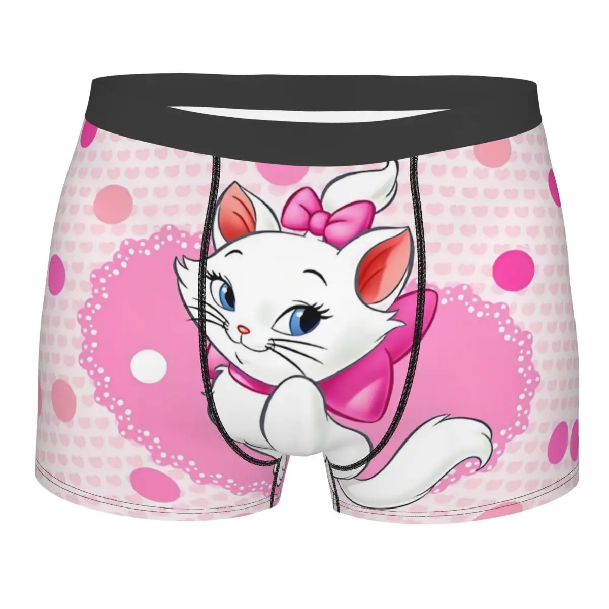 

Шорты-боксеры с рисунком Мары и кота на заказ для Homme, нижнее белье с 3D принтом животных, трусы, мягкие трусы