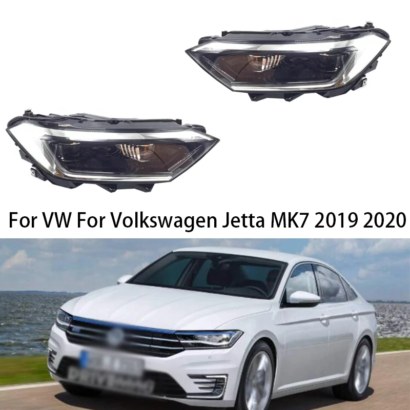 

For VW For Volkswagen Jetta MK7 2019 2020 Car Left and Right Front Headlamp Assembly 17G941035 17G941036 Euro Version