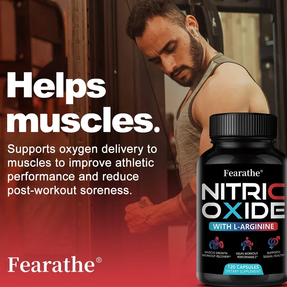 مكمل قوة الرجال - يدعم نمو العضلات، واستعادة التمرين، ويساعد على تحسين الأداء الرياضي