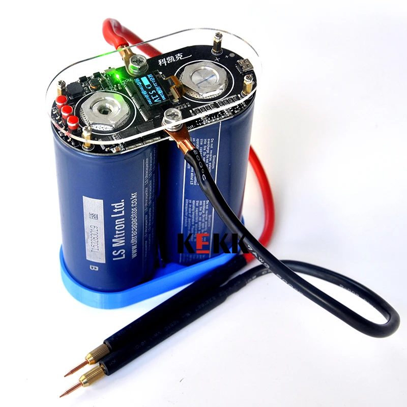 KEKK Farad Capacitors Spot Welder  Super Capacitor 5.4-5.6V1500F Spot Welding Machine Control Board 0.3mm For 18650 Battery