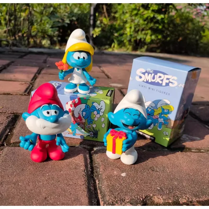 TheSmurfs Smurfette Anime Action Figures Film Collection  Model Toys Children Birthday Gift