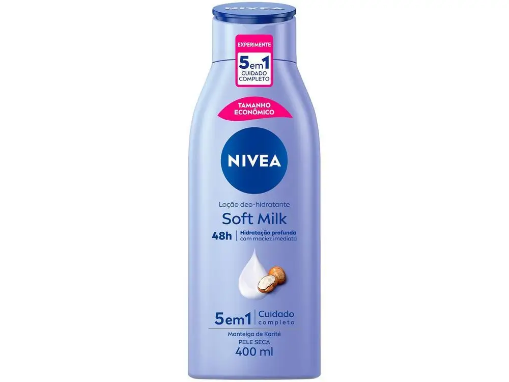 Nivea crema hidratante corporal de leche suave