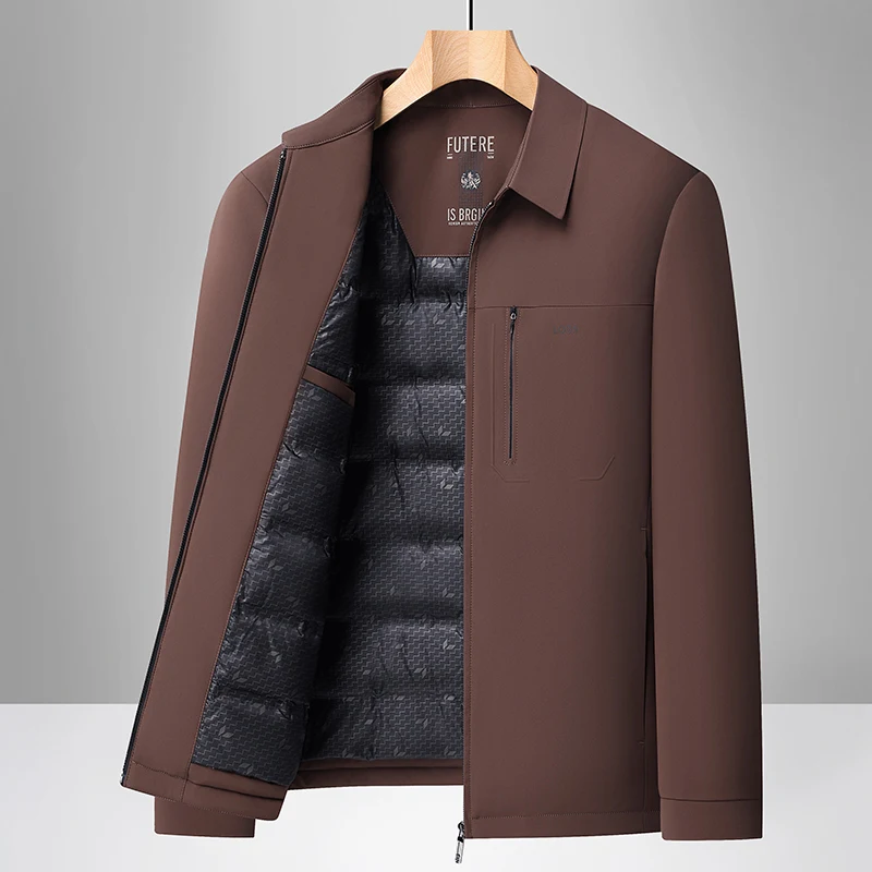 2026 New Arrival 90% Duck Down Men's business Down Jacket men stand collar Coat Thickened Warm Casual Outerwear Men's downJacket