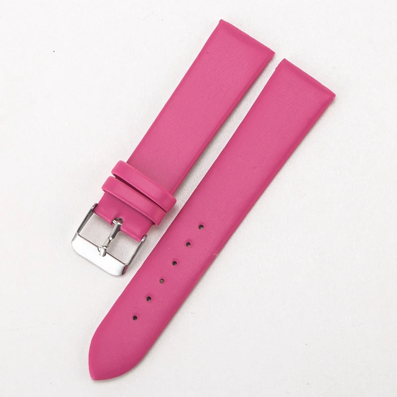 20mm Watch Band Waterproof High Quality Durable Matte Plain PU Leather Watchband Fashion Popular Colorful Candy Color Strap Hot!