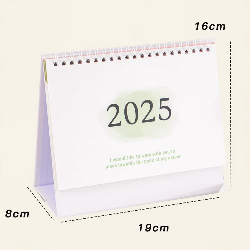Large Desktop Ornament Notepad Calendar 2025 Desk Calendar To Do List Monthly Daily Schedule Time Management Planner Calendar